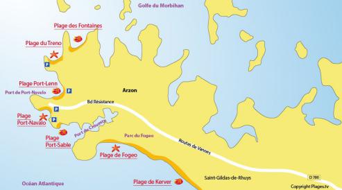 Plan des Plages